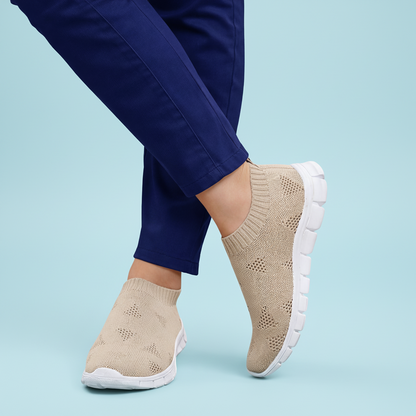SooFeet's Women Sock Flex | Breathable Comfy Arch-support Elastic Slip-on Nurse Shoes