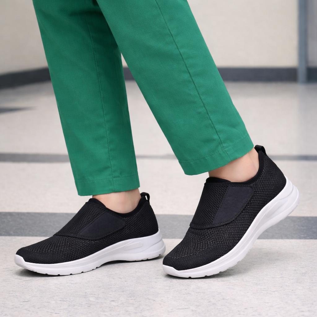 SooFeet's Women Ultra-Light | Breathable Hands-free Cushioned Ortho Nurse Shoes