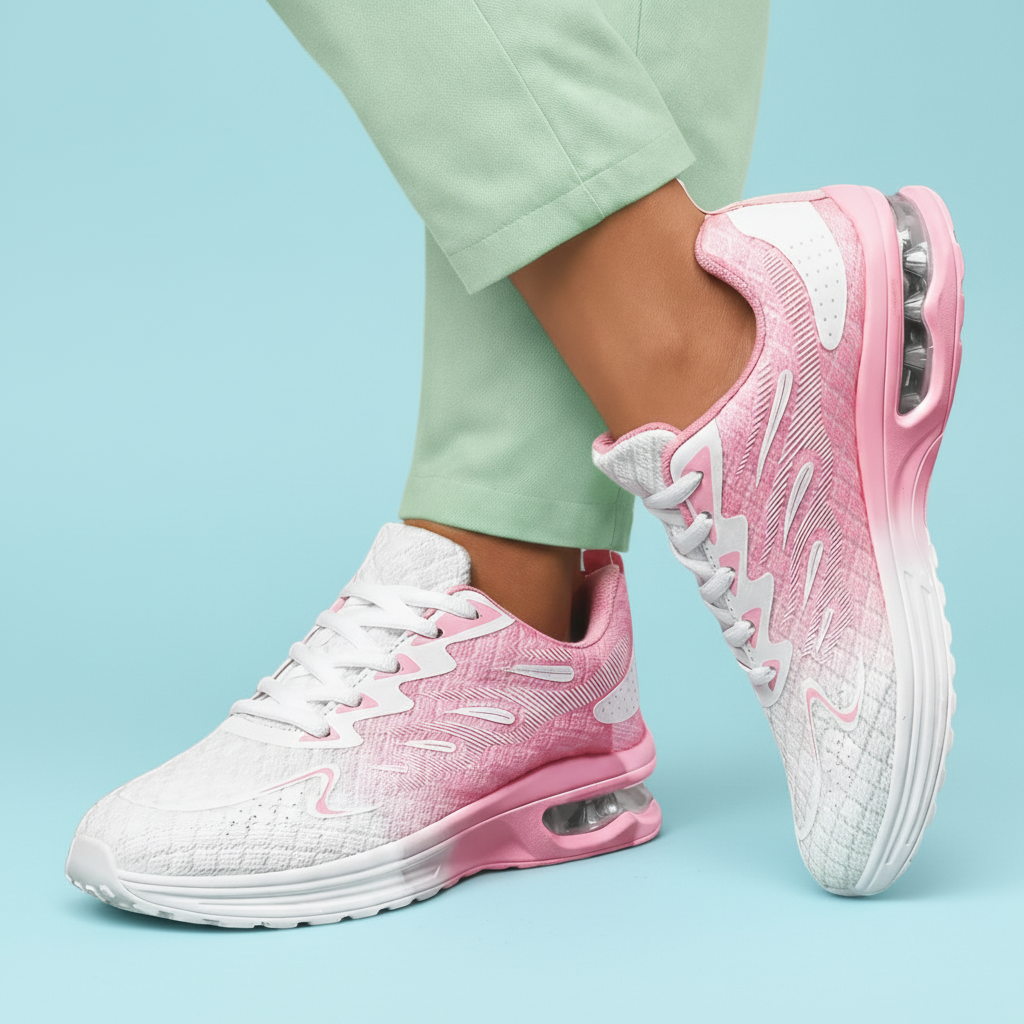 SooFeet's Women Stride Force | Breathable Arch-support Air-cushioned Stylish Nurse Shoes