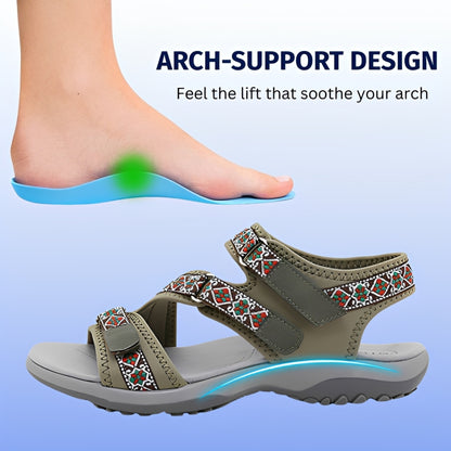 SooFeet's Women Chevron Comfort | Arch-support All-day Standing Cushioned Sandals