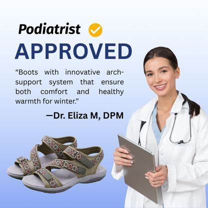 SooFeet's Women Chevron Comfort | Arch-support All-day Standing Cushioned Sandals