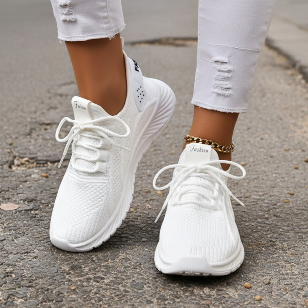 SooFeet's Women Cloud Step | Breathable Orthotics Ultra-light Athletics Trendy Shoes