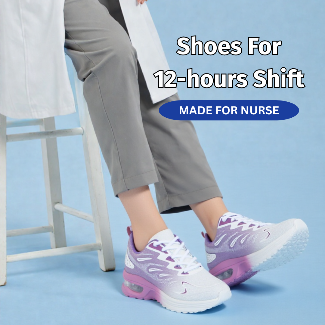 SooFeet's Women Stride Force | Breathable Arch-support Air-cushioned Stylish Nurse Shoes
