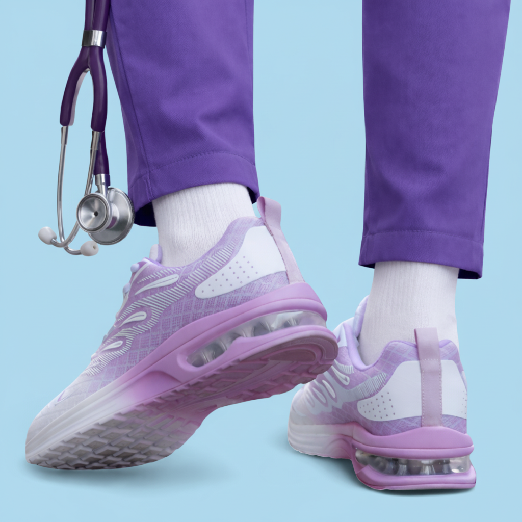 SooFeet's Women Stride Force | Breathable Arch-support Air-cushioned Stylish Nurse Shoes