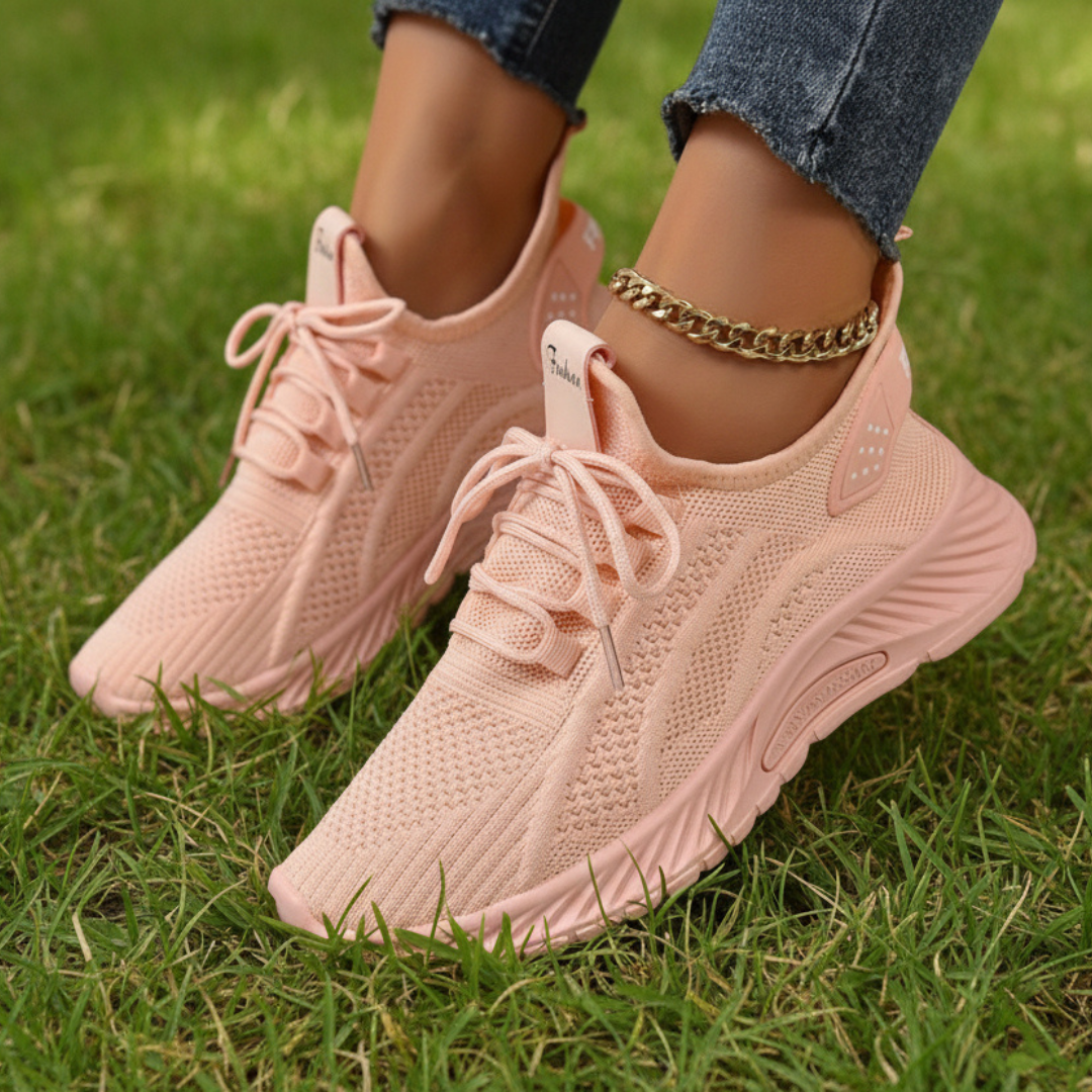 SooFeet's Women Cloud Step | Breathable Orthotics Ultra-light Athletics Trendy Shoes