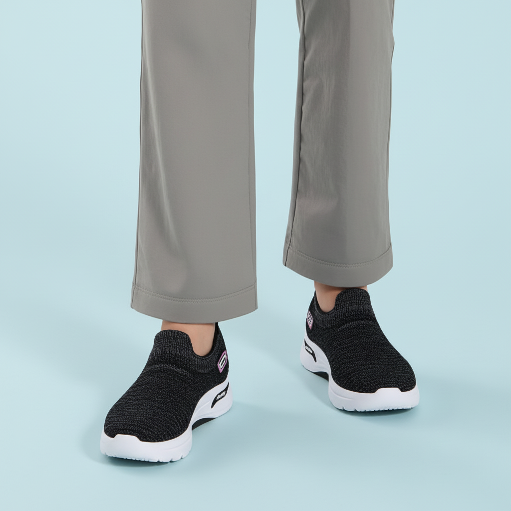 SooFeet's Women Instant Slip | Breathable Comfy Slip-on Arch-support Nurse Shoes