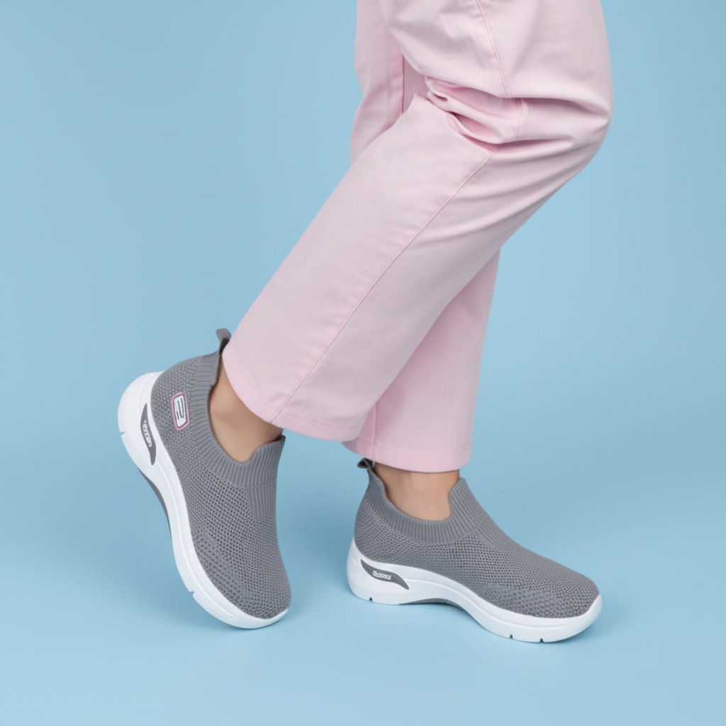 SooFeet's Women Instant Slip | Breathable Comfy Slip-on Arch-support Nurse Shoes