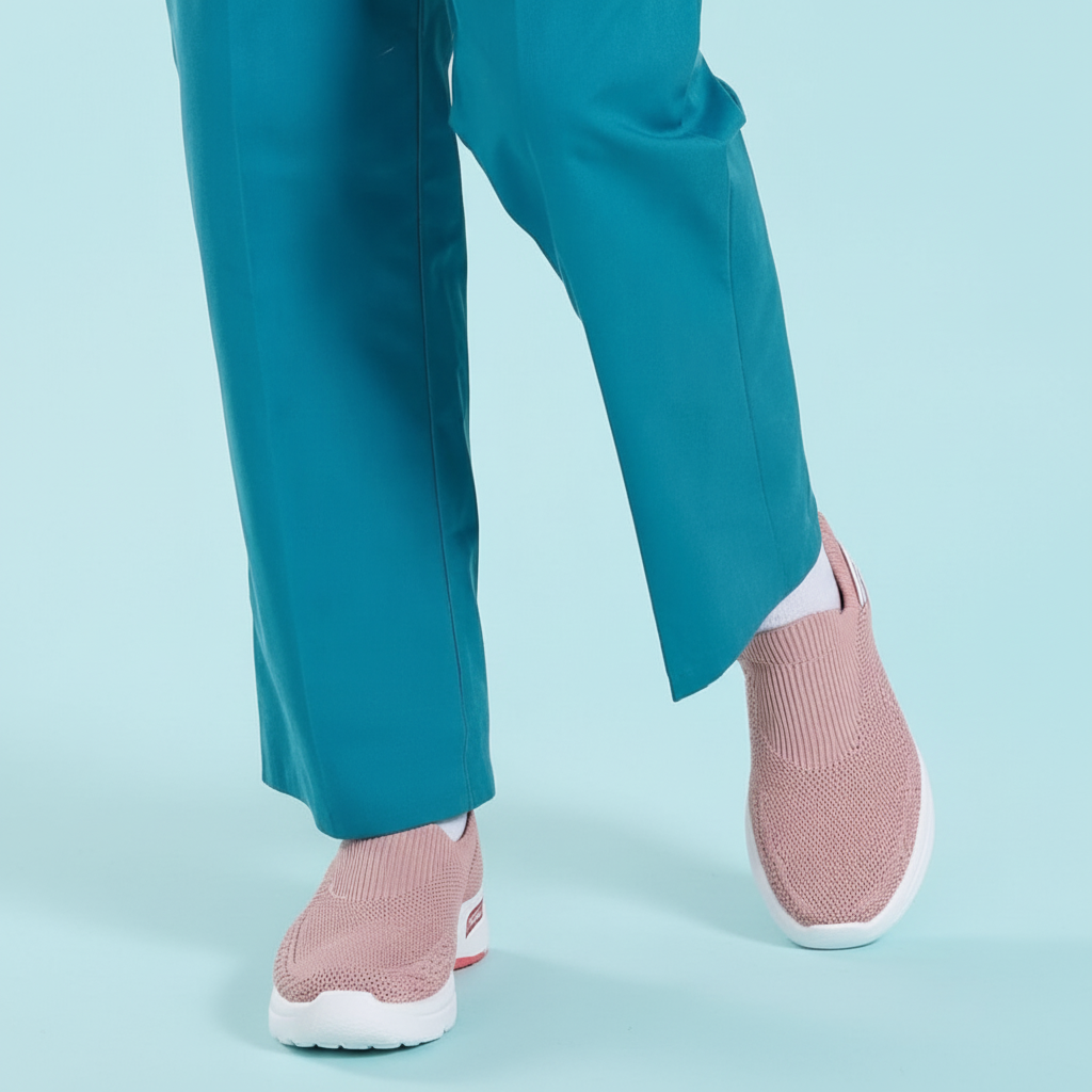 SooFeet's Women Instant Slip | Breathable Comfy Slip-on Arch-support Nurse Shoes