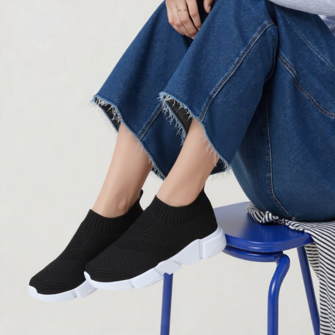 SooFeet's Women Sock Comfort | Arch-support Airy Lightweight Cushioned Nurse Shoes