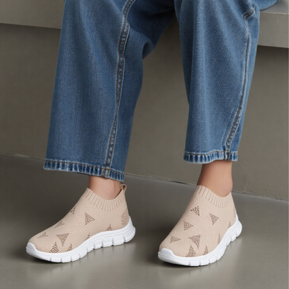 SooFeet's Women Sock Flex | Breathable Comfy Arch-support Elastic Slip-on Nurse Shoes