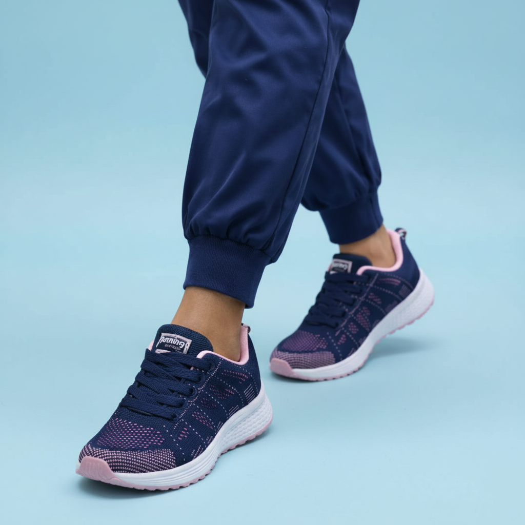 SooFeet's Women Daily Shift | Breathable Ultra-light Vulcanize Sporty On Fleek Nurse Shoes