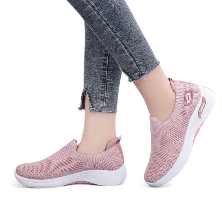 SOOFEET Women Orthopedic Breathable Mesh Weaving Spring Summer Walking Shoes