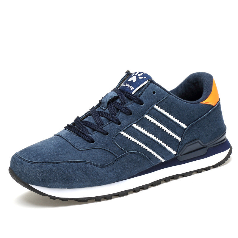 Soofeet Men Orthopedic Breathable Leather Running Shoes Light Athletic Casual Trail Sneakers
