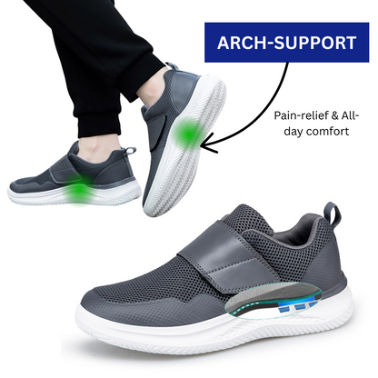 SooFeet Men Orthopedic Shoes Diabetic Breathable Arch-support Comfy All-day Standing Casual