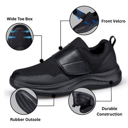 SooFeet Men Orthopedic Shoes Diabetic Breathable Arch-support Comfy All-day Standing Casual