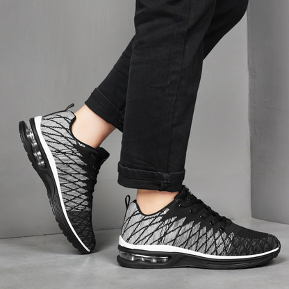 SooFeet Men Orthopedic Shoes Comfortable Arch-support Airy Mesh Lightweight Althetic Sneakers