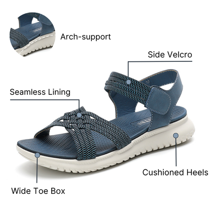SooFeet Women Orthopedic Sandals Comfortable All-day Standing Lightweight Casual Summer