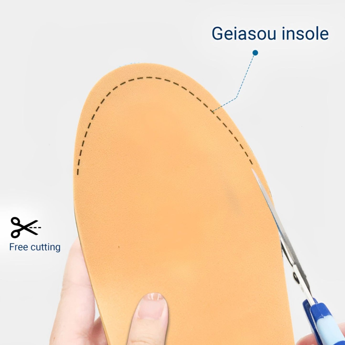 GEIASOU Orthotic Insoles Comfort Memory Foam Arch Support Pain Relief