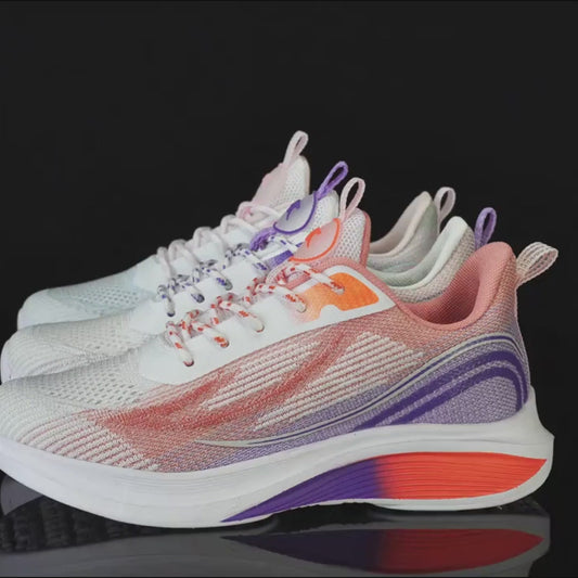 SooFeet Women Orthopedic Shoes Breathable Mesh Lightweight Vulcanized Casual Glossy Style