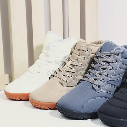 SooFeet Women Orthopedic Boots Waterproof Plushy Warm Anti-skid Stylish Shoes