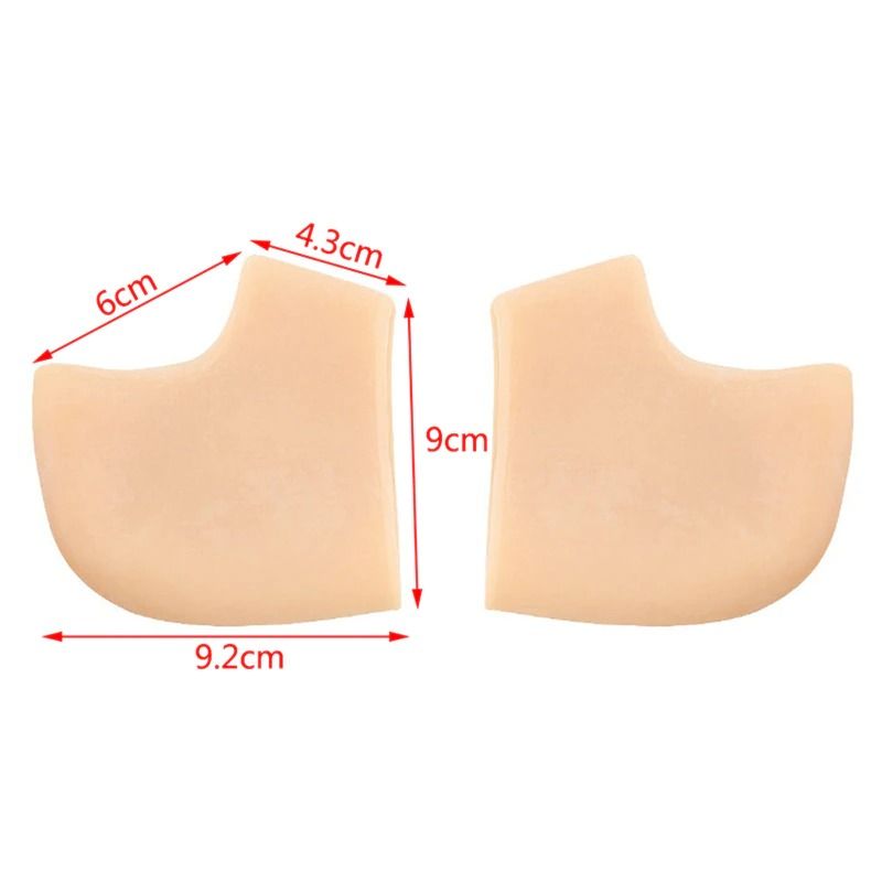 SooFeet SOOFEET Gel Silicone Heel Protector Socks Moisturizing Insoles