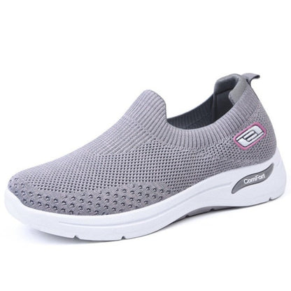SOOFEET Women Orthopedic Breathable Mesh Weaving Spring Summer Walking Shoes