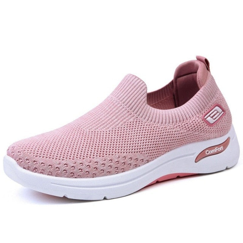 SOOFEET Women Orthopedic Breathable Mesh Weaving Spring Summer Walking Shoes