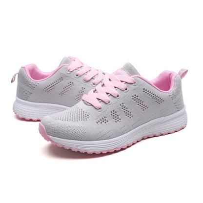 SOOFEET Women Sneakers Breathable Ultra Light Vulcanize Sporty On Fleek Sport Shoes