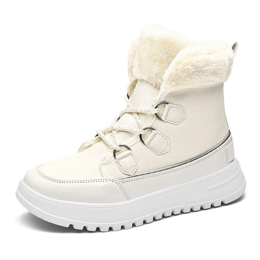 SOOFEET Women Orthopedic Snow Fur Ankle Boots